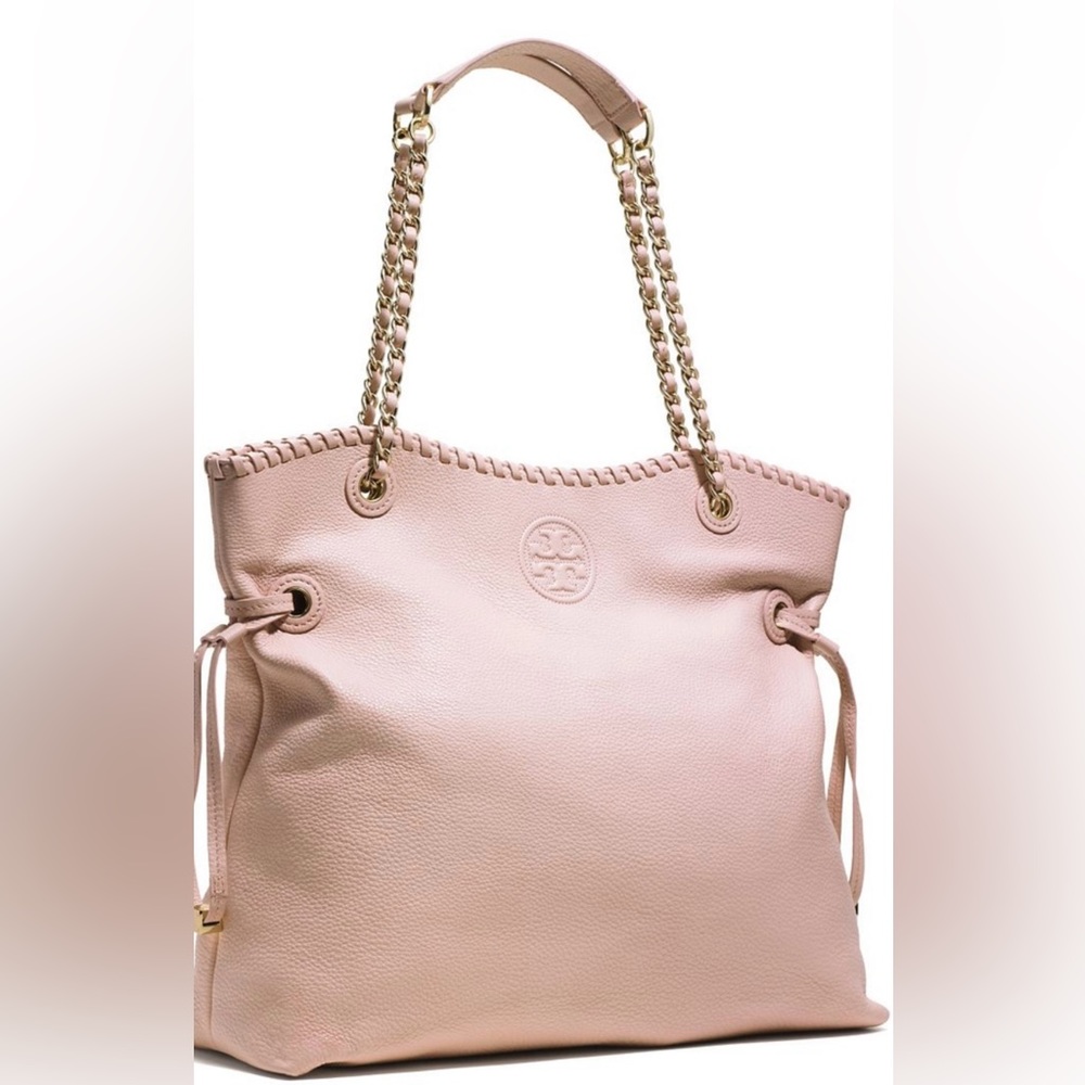 Tory Burch Natural Marion Slouchy Tote